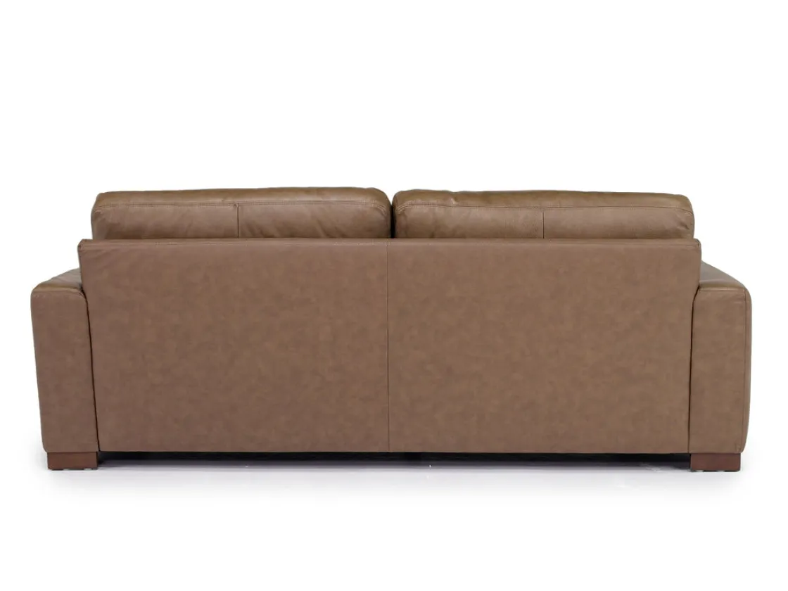 Mor Furniture York Sofa In York Chestnut Leather