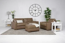 Mor Furniture York Sofa In York Chestnut Leather
