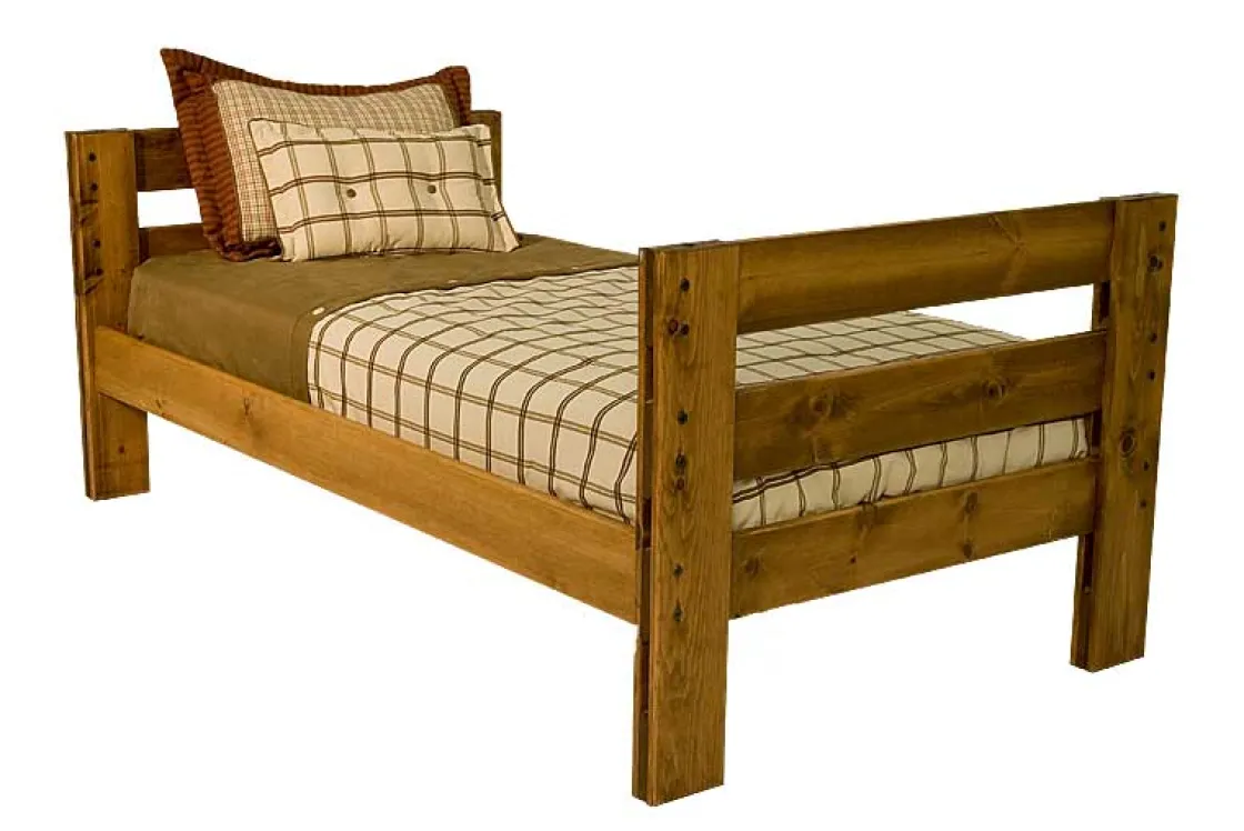 Kids Mor Furniture Young Pioneer Bed In Cinnamon, Twin