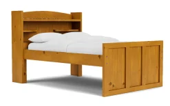 Kids Mor Furniture Young Pioneer Bookcase Bed W/ 4 Drawer Storage In , Twin