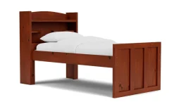 Kids Mor Furniture Young Pioneer Bookcase Bed W/ 4 Drawer Storage In , Twin