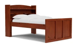 Kids Mor Furniture Young Pioneer Bookcase Bed W/ 4 Drawer Storage In , Twin