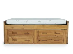 Kids Mor Furniture Young Pioneer Captain Bed W/ 4 Drawer Storage In , Twin