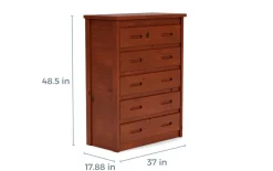 Mor Furniture Young Pioneer Chest In Cinnamon