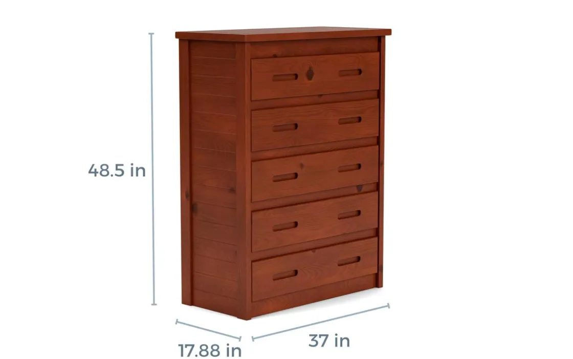 Mor Furniture Young Pioneer Chest In Cinnamon