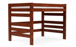 Kids Mor Furniture Young Pioneer Loft Bed In Cinnamon, Twin