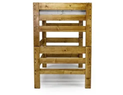 Kids Mor Furniture Young Pioneer Loft Bed In Cinnamon, Twin