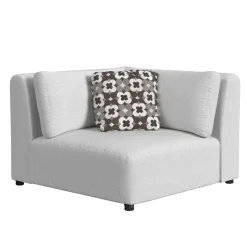 Mor Furniture Zandara Outdoor 5 Piece Sectional In Beige