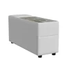 Mor Furniture Zandara Outdoor Console W/ Cooler & Speaker In Beige